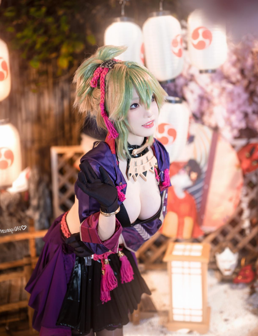 七七娜娜子cos~久岐忍同人 COSPLAY写真图片欣赏