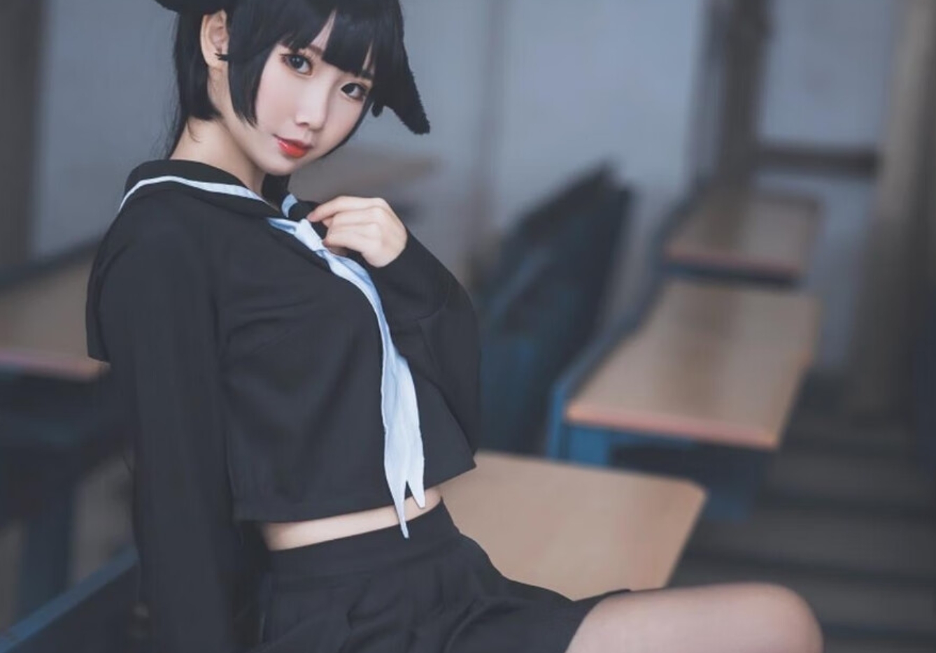 颜值爆表！21岁职业coser面饼仙儿身材好看、作品高质量