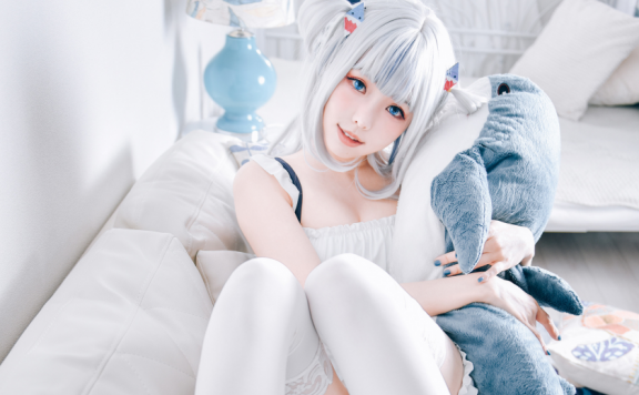 ElyEE子噶呜古拉小鲨鲨 泳装 COSPLAY写真资源欣赏
