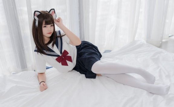 广东小姐姐蜜汁猫裘,JK和修女图集精彩预览