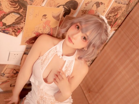 性感美女神乐坂真冬，百万粉丝的清新迷人女神